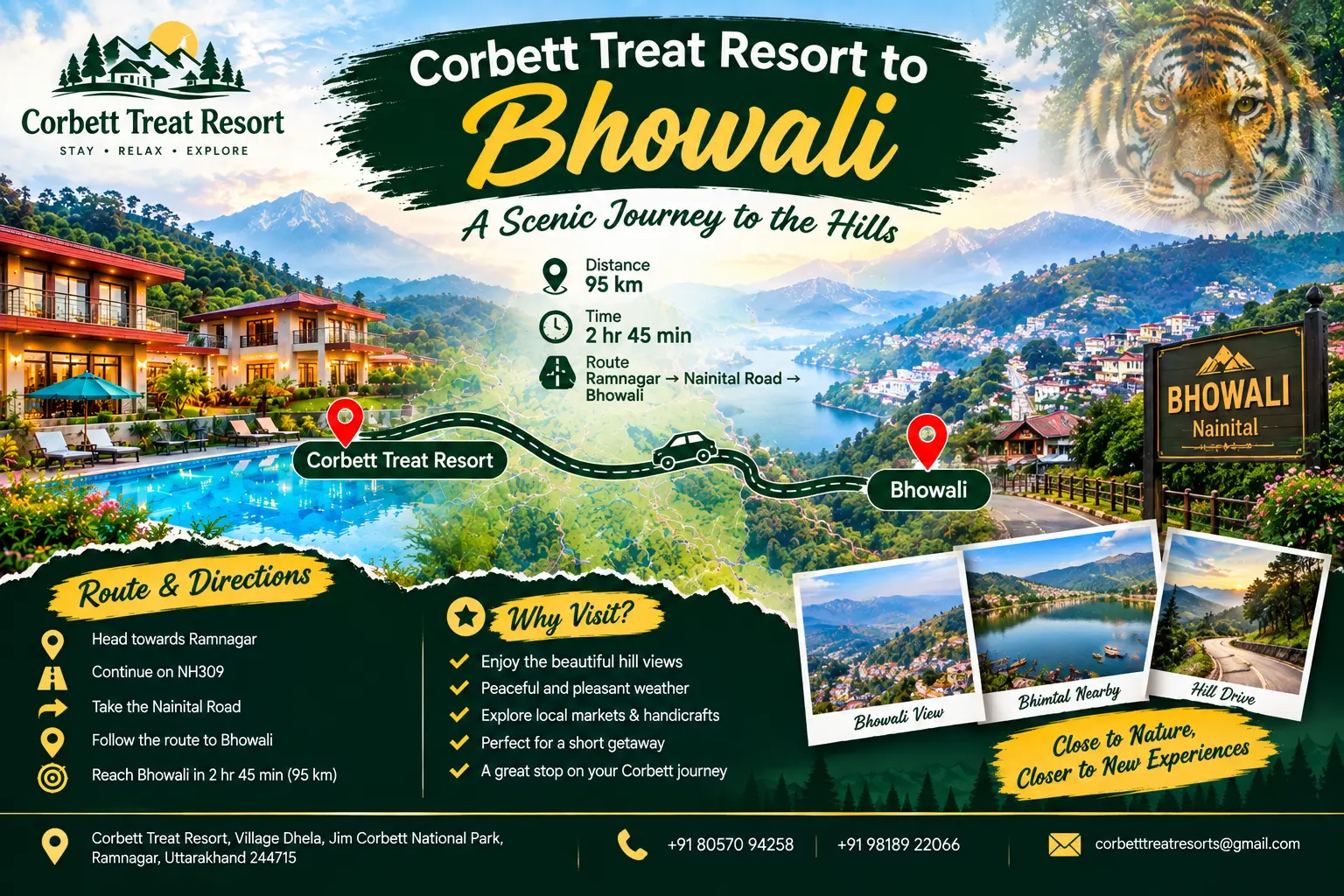 Bhowali in Uttarakhand near Jim Corbett